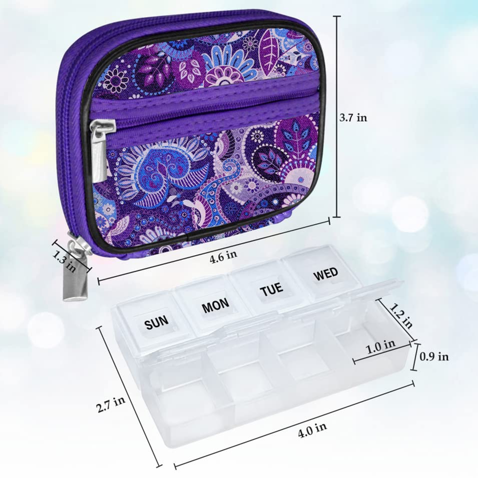 Boîte Serfeymi pilules sept jours BPA-free, sûre et portable.