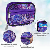 Etui Serfeymi pilules voyage avec poches frontales zippées, rangement rapide.