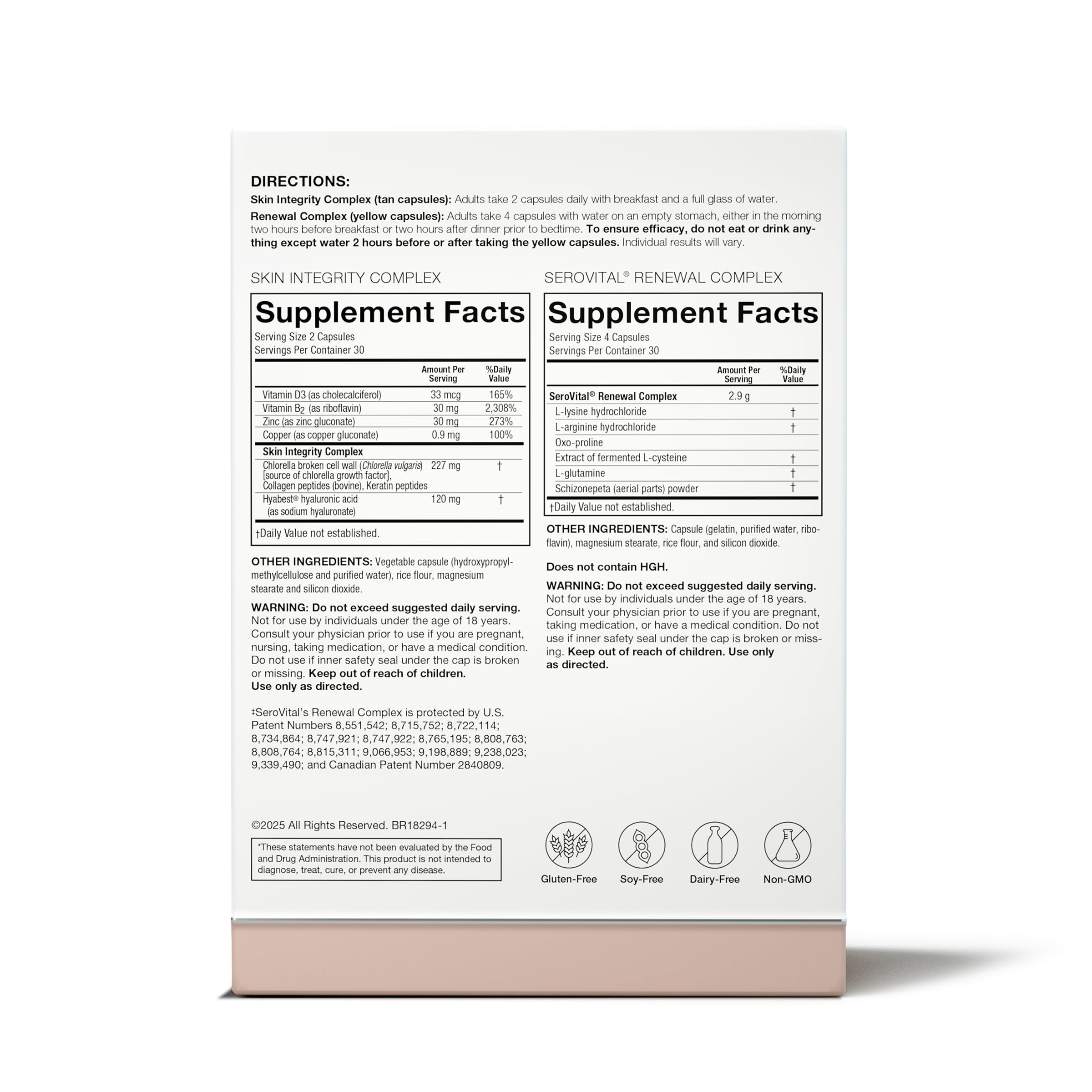 Recherche et sécurité – Serovital Skin Revive soutenu par essais et brevets