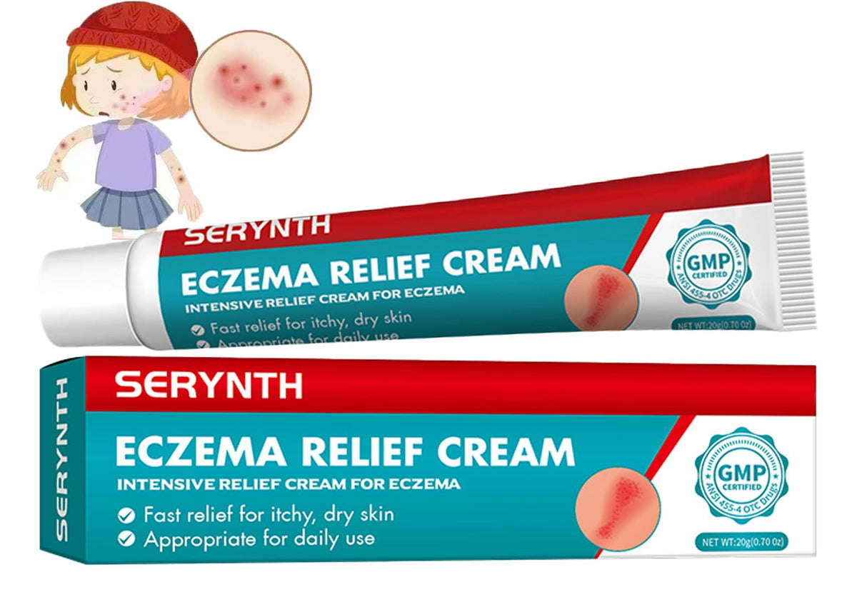 SERYNTH Crème Eczéma – bouteille facilitant l’application pour un soulagement rapide