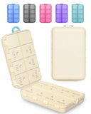 SESIIduo Organisateur de pilules hebdomadaire AM/PM pour voyage pratique