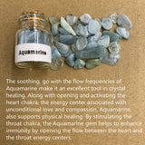 Lapis-lazuli bleu: set cristaux 45 bouteilles stimule inspiration et intuition.