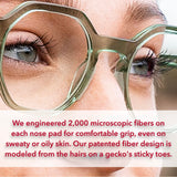 Résiste à la sueur et à l’huile, performance fiable sur lunettes.
