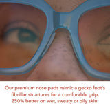 Setex Gecko Grip confort tout au long de la journée sur vos lunettes