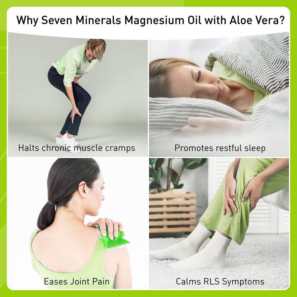 Détail Aloe vera dans Seven Minerals pour peau apaisée après application.