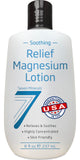 Seven Minerals Lotion Magnésium – bouteille 8 oz, propice à la détente après une longue journée.
