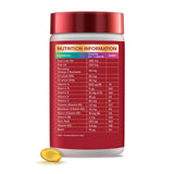 Seven Seas capsules multivitamines, vue rapprochée, soutien potentiel à la fonction cérébrale.