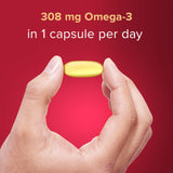 Seven Seas capsules ouvertes : gélules faciles à avaler lors du repas.