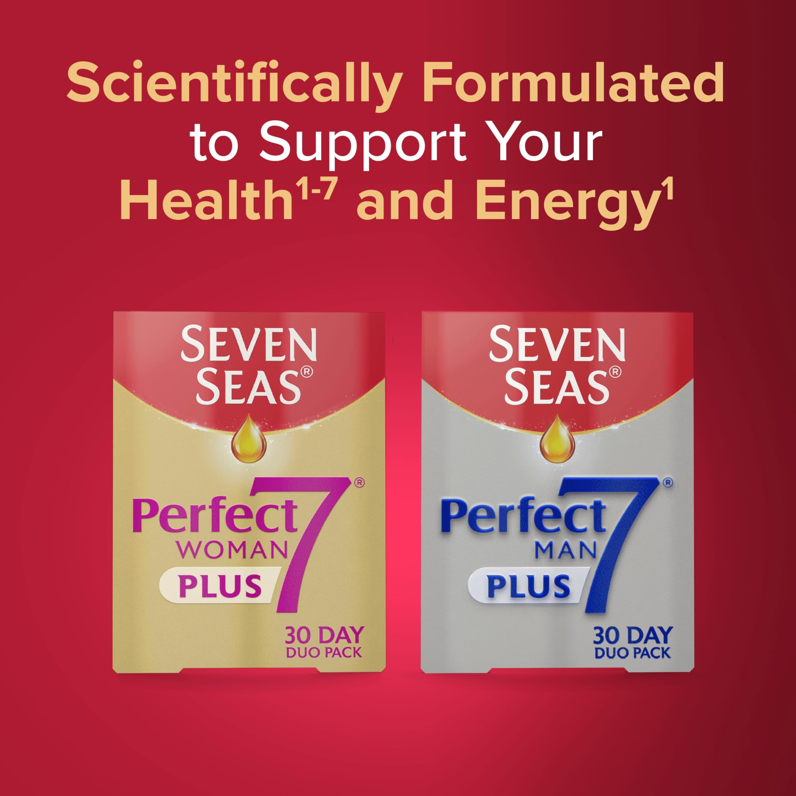 Seven Seas Perfect7 Woman, routine santé femme, soutien potentiel cheveux et peau