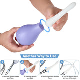 Boule d’enema SewXew lubrifiée pour plus de confort lors de l’application.