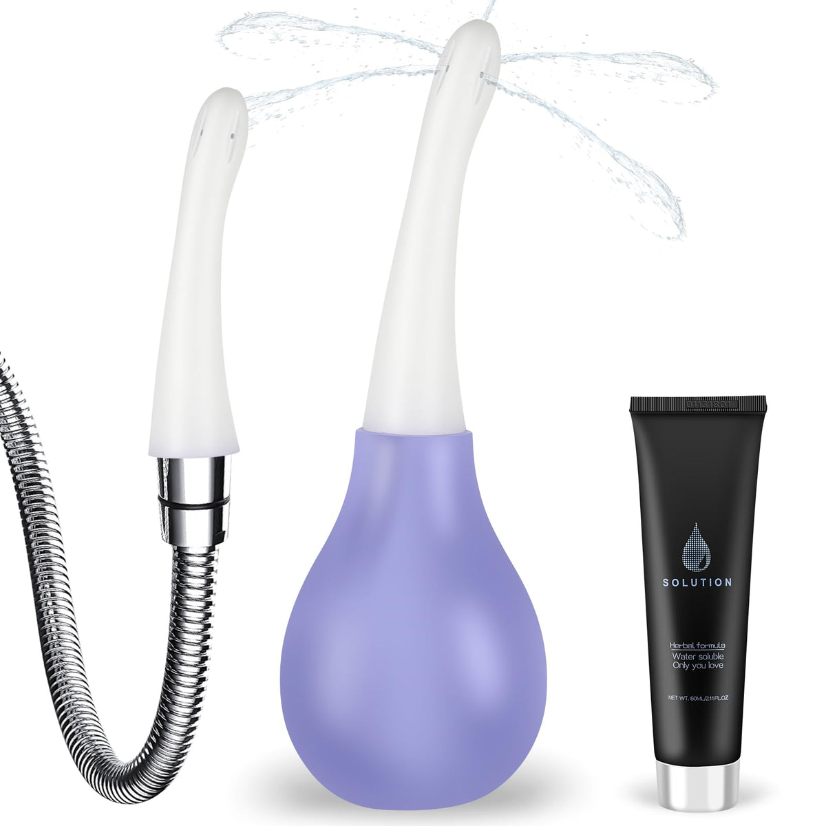 SewXew Anal Douche embout anti-retour pour une utilisation sûre et confortable.