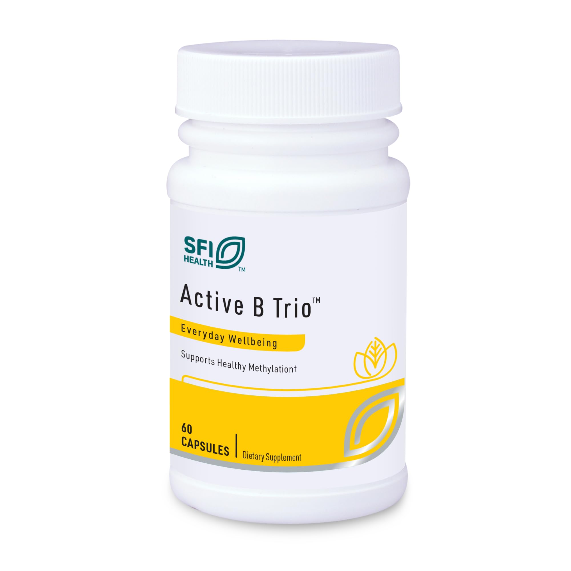 SFI Health Active B Trio capsules: absorption améliorée pour énergie durable et soutien quotidien.