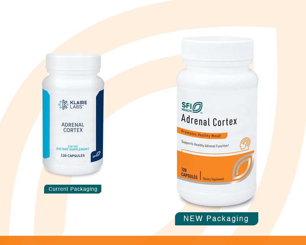 SFI Health Adrenal Cortex – capsules prêtes à l'emploi pour une routine facile.