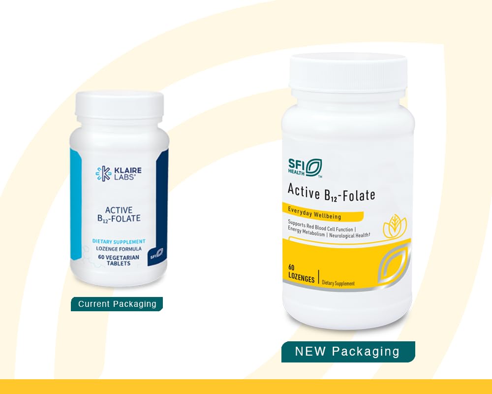 SFI Health lozenge B12 pour absorption rapide et facilité d'utilisation.