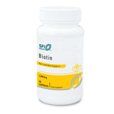 SFI Health Klaire Labs Biotine 5000 mcg, bouteille pratique pour une supplémentation quotidienne.