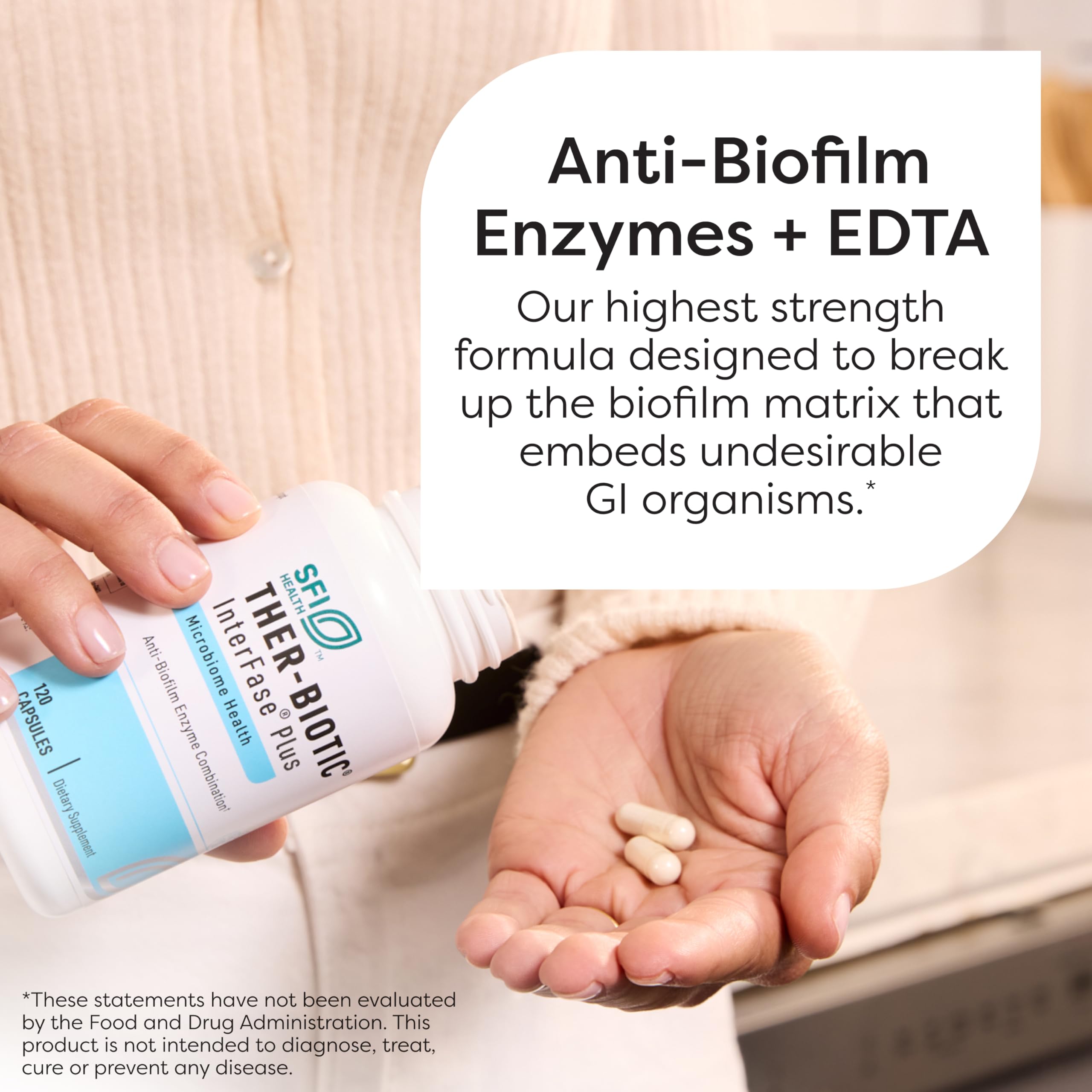Interfase Plus : détox intestinal complète grâce aux enzymes et EDTA.