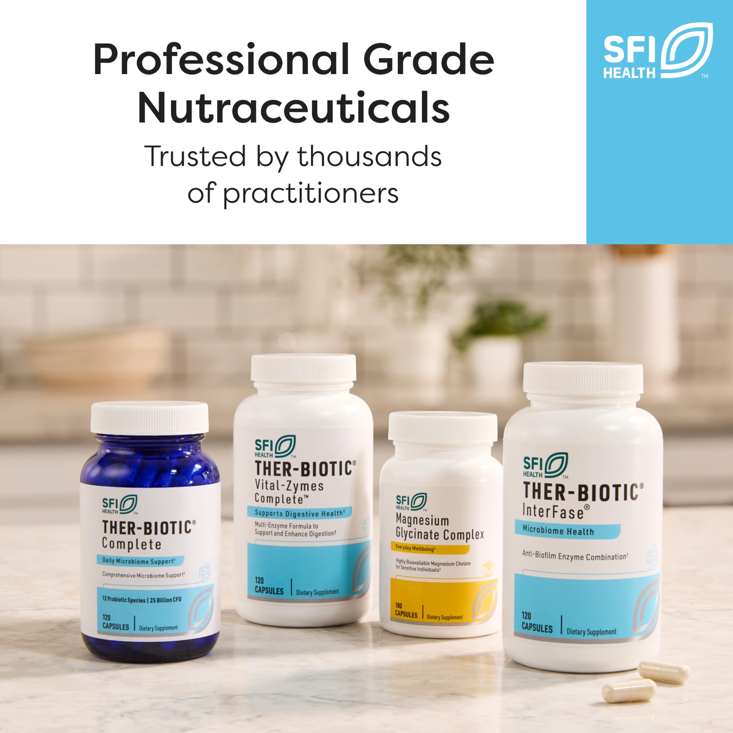 SFI Health Klaire Labs EpiCor – Capsules dans la main, format quotidien pratique.