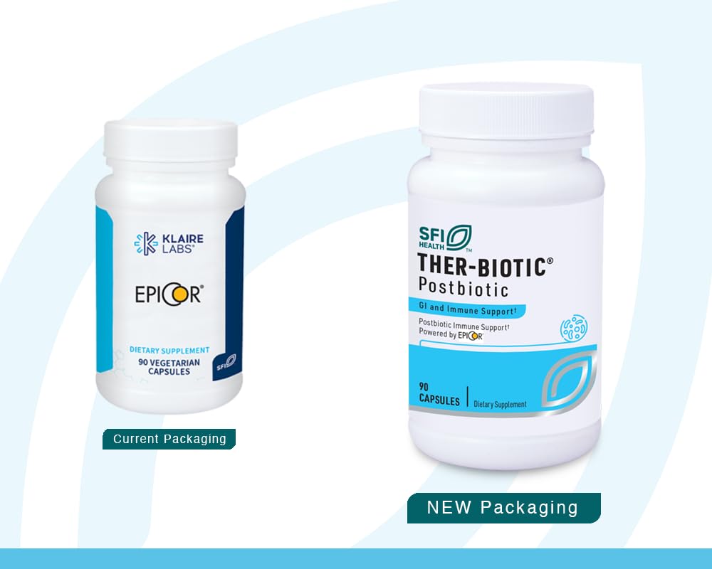 SFI Health Klaire Labs EpiCor – Capsules végétariennes prêtes à l'emploi pour votre routine.