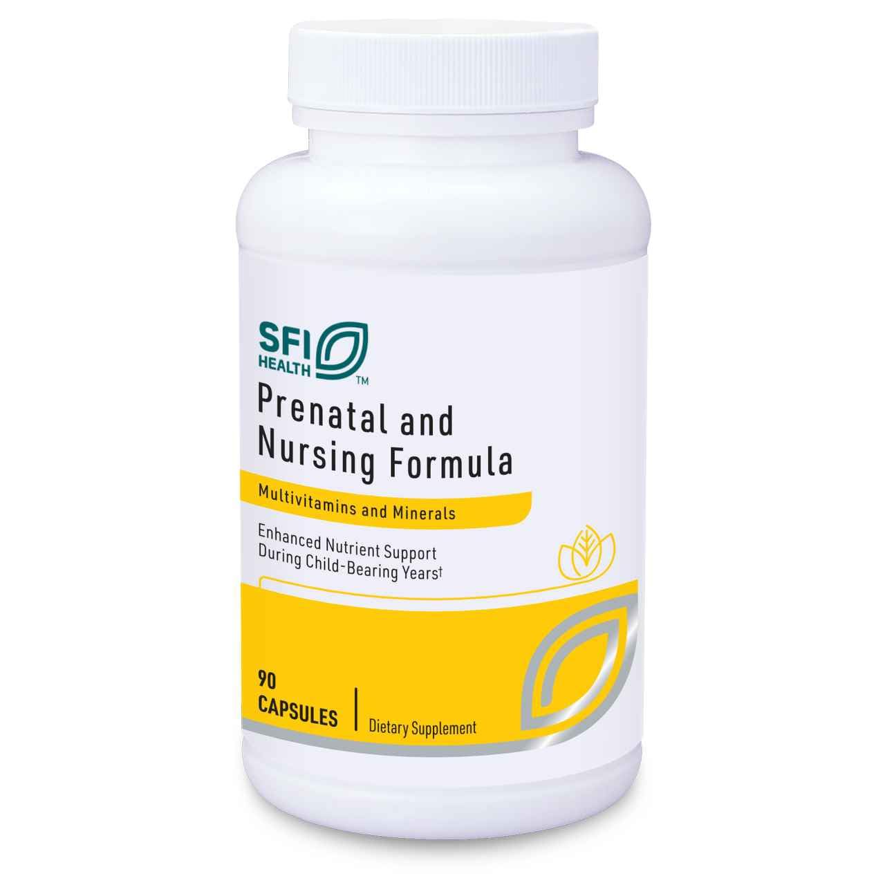 SFI Health Klaire Labs Prenatal – capsules: soutien nutritionnel quotidien pour grossesse et allaitement
