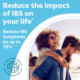 SFI Health Ther-Biotic Pro IBS Relief — étiquette claire affichant les usages et bénéfices.
