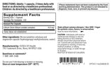 Label affichant lithium orotate et dosage pour une prise simple