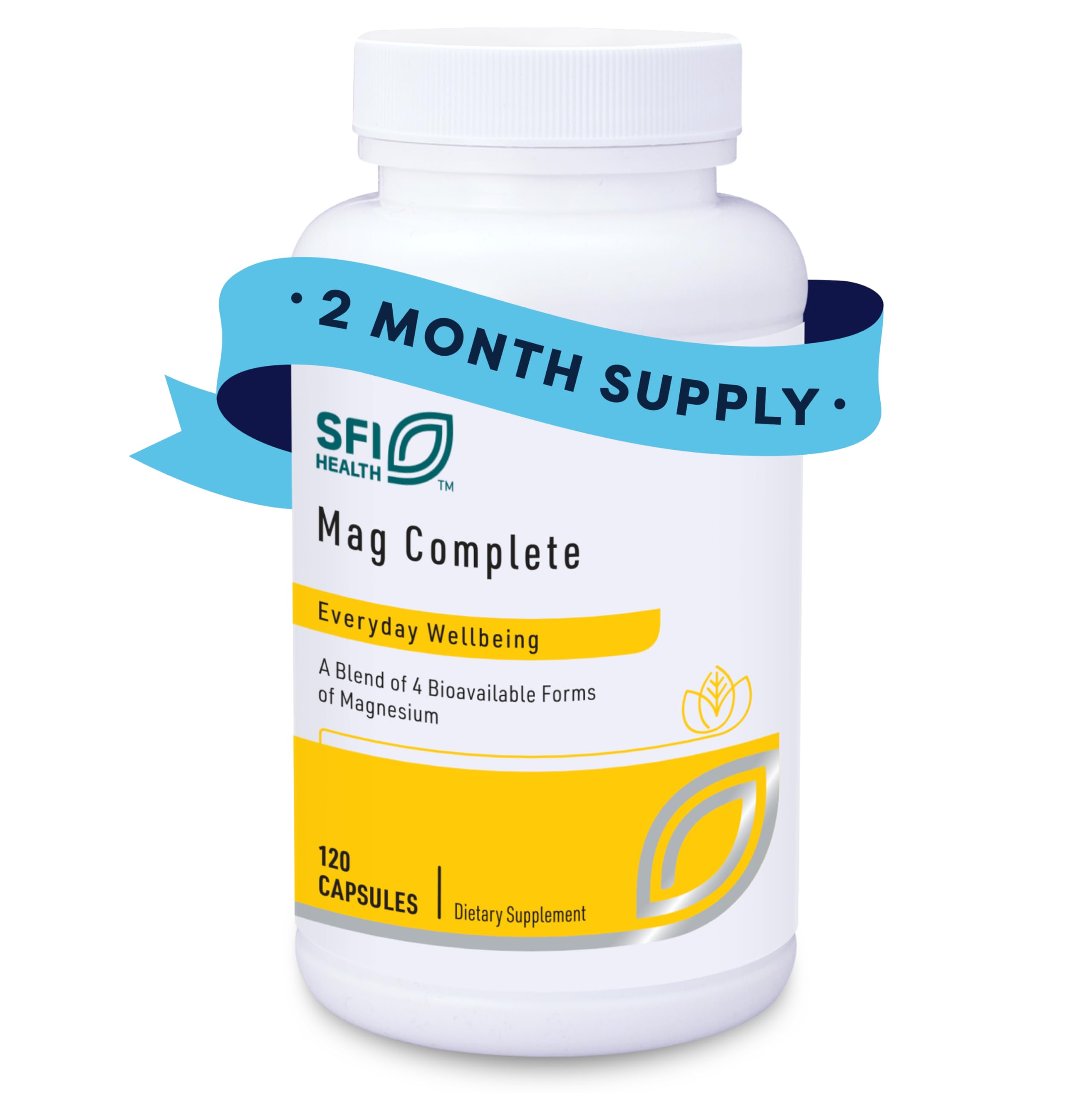 SFI Health Mag Complete - Bouteille - soutien quotidien en magnésium et énergie.
