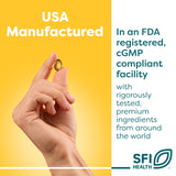 Emballage pratique et compact 100 gélules Omega-3 Mini SFI Health.