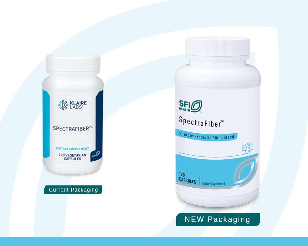 Capsules SpectraFiber SFI Health faciles à prendre pour un apport en fibres solubles
