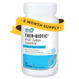 SFI Health Ther-Biotic Vital-Zymes Complete, bouteille de capules—soutien digestif potentiel lors des repas.