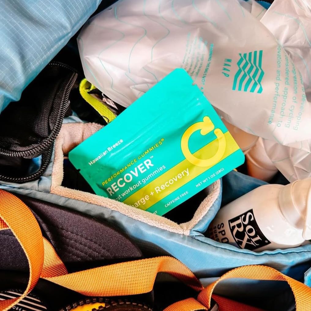 Saveur brise hawaienne des gommes SGC Recover après l’effort.