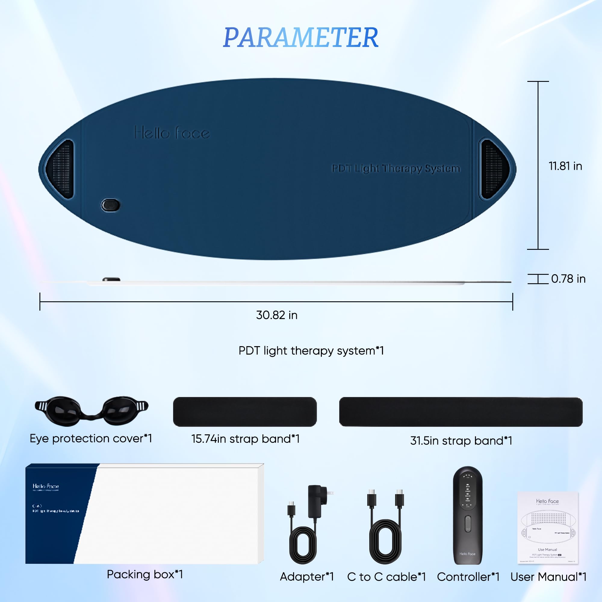 SGJHUI lunettes de protection incluses pour protéger vos yeux pendant les séances.