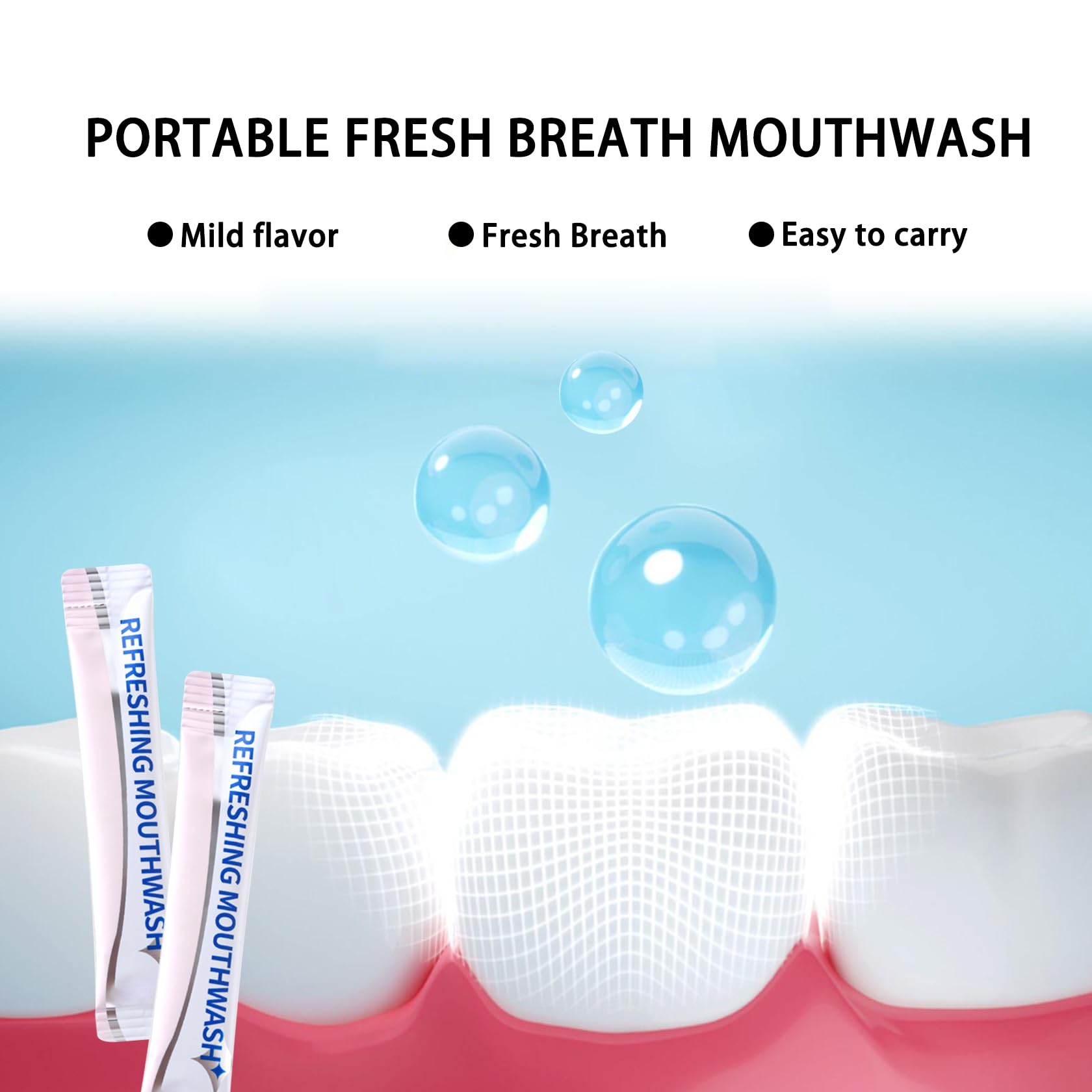 SGZWzhiwei bain de bouche voyage, format pratique pour la vie active.