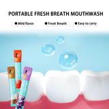 SGZWzhiwei rinçage-bouche portable: mini flacon pratique pour déplacements.