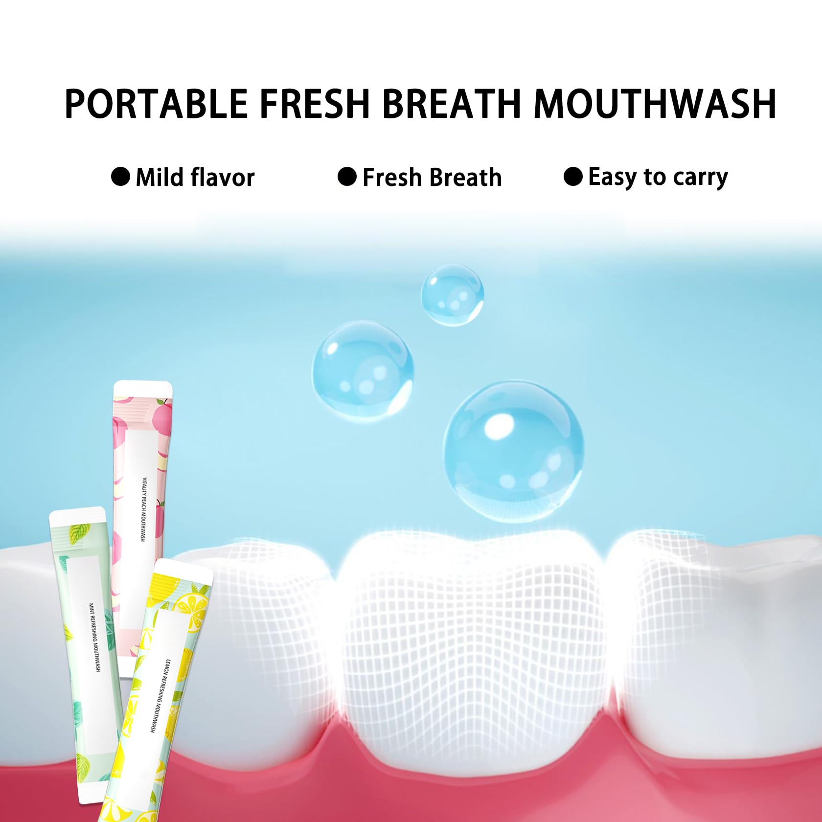 SGZWzhiwei rince-bouche-format-mini pratique et discret pour voyager