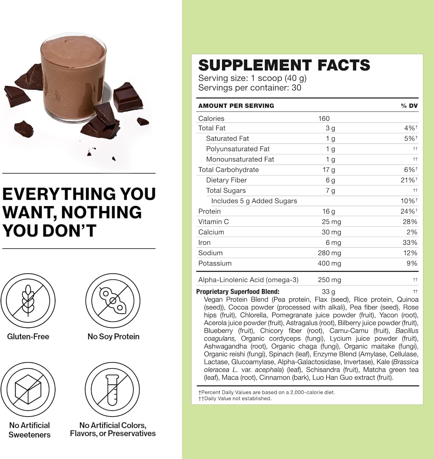Shakeology Chocolat – bouteille-doseur facilitant le mélange quotidien.