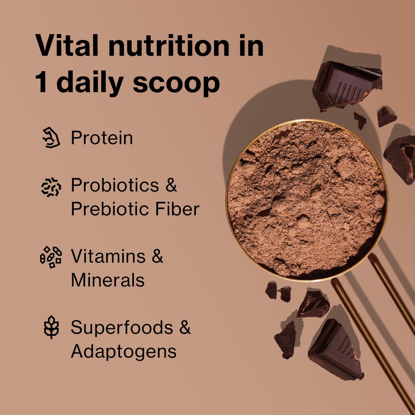 Shakeology Chocolat – préparation smoothie onctueuse et gourmande.