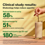 Shakeology verre preparation vanille, préparation rapide pour collation saine.