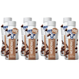 Shakes protéinés chocolat au lait, boisson prête à boire pour récupération et énergie