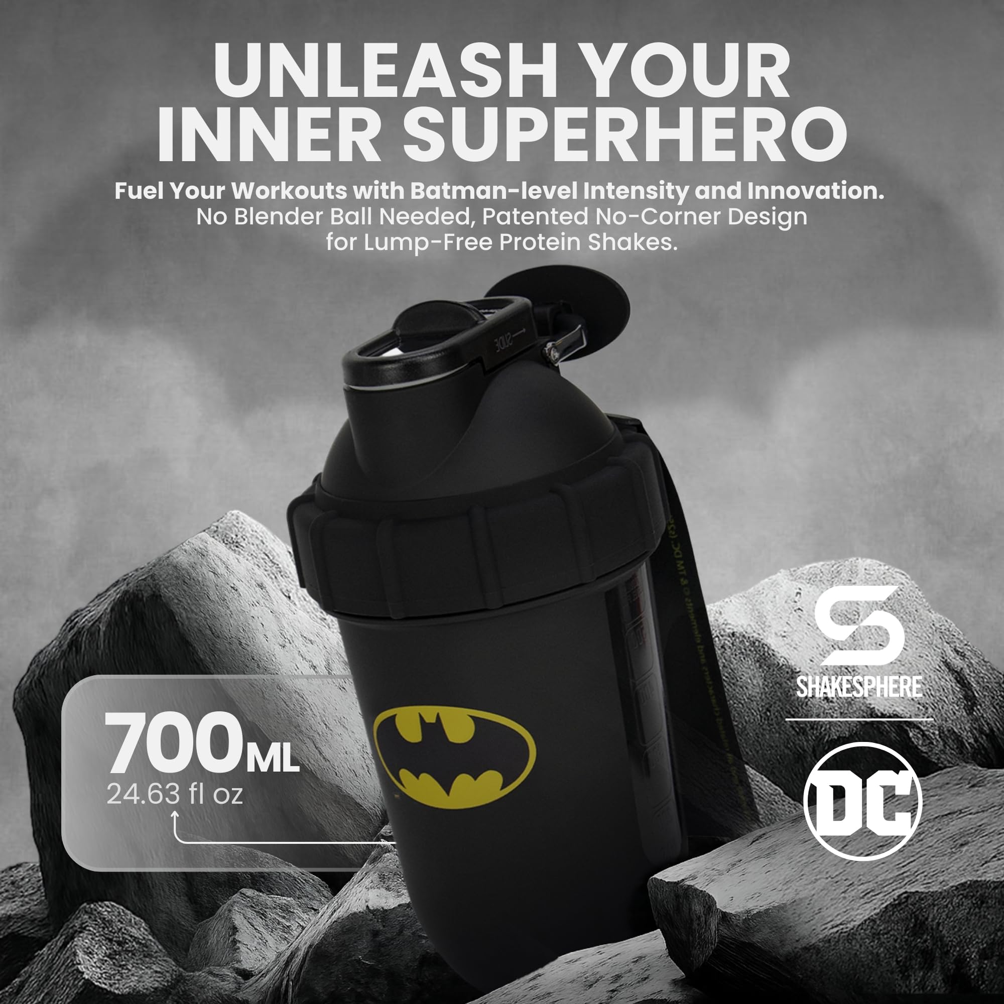 SHAKESPHERE design capsule mélange lisse pour shakes sans grumeaux