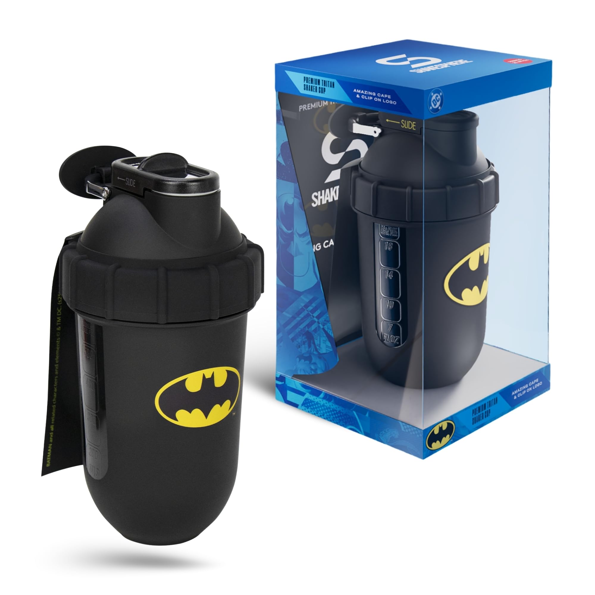 SHAKESPHERE édition Batman Shaker 700ml avec emblème gravé pour un style puissant