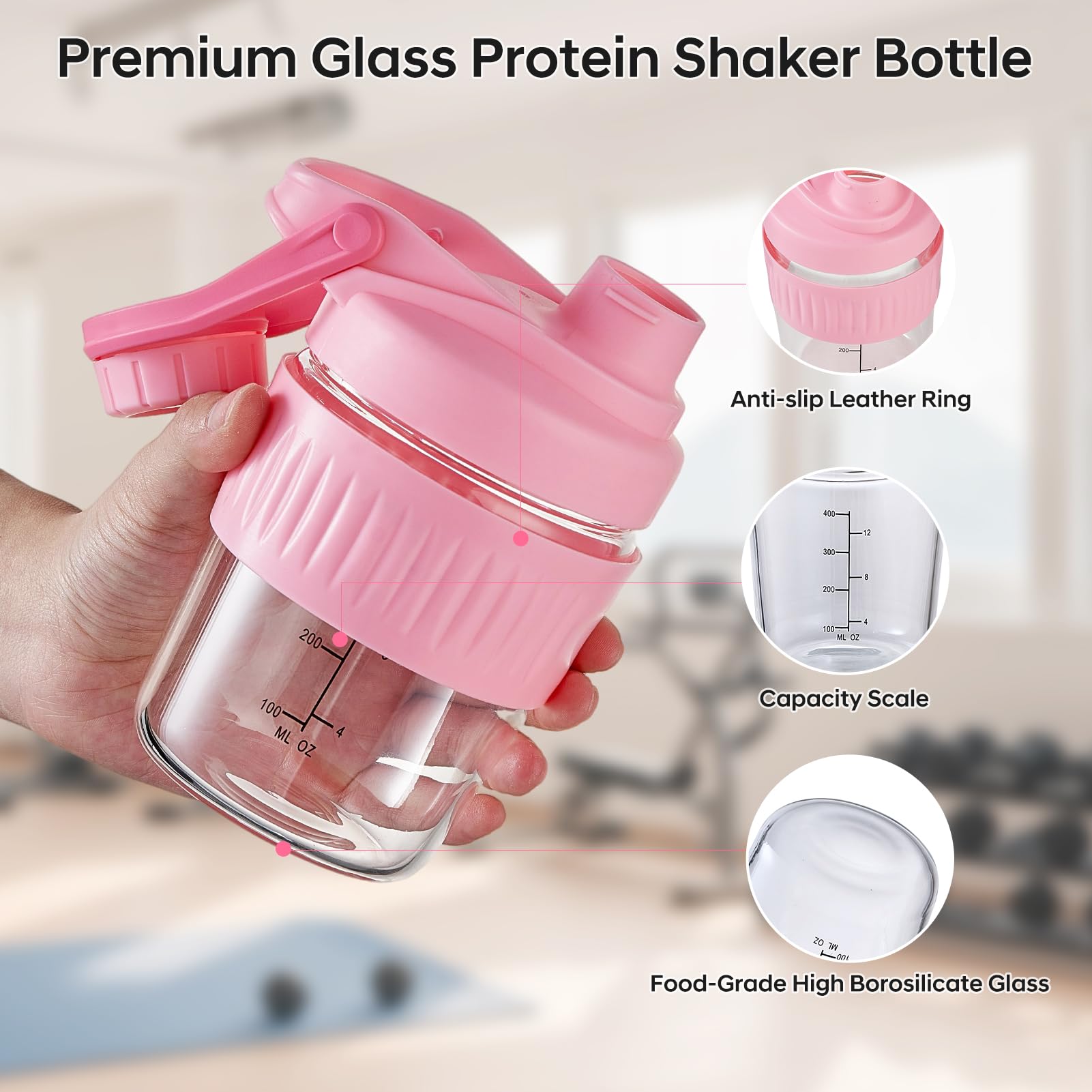 ShakeXpert boule de mélange en inox 304 assure un mélange homogène.
