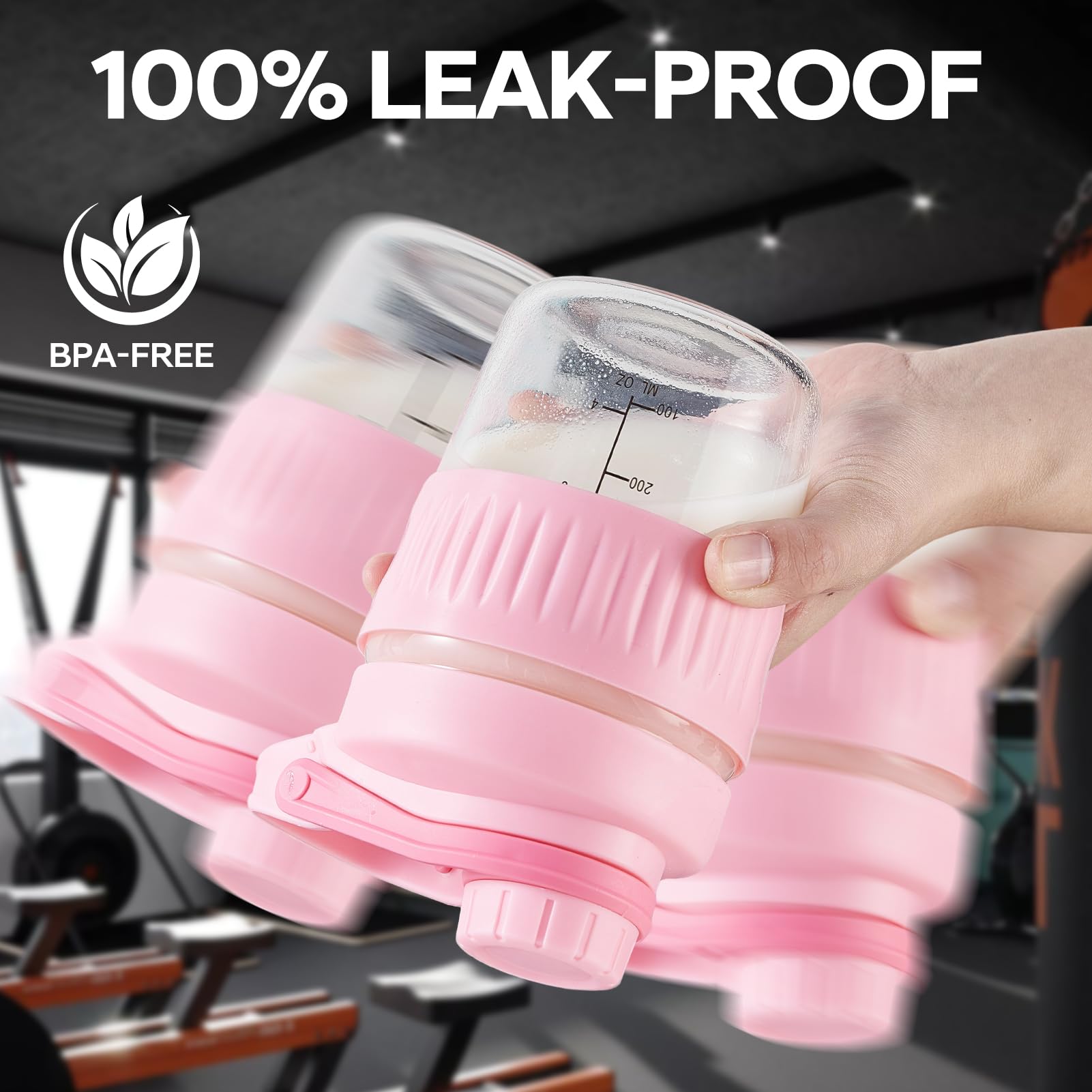 ShakeXpert brosse de nettoyage amovible facilite l’entretien du gobelet.