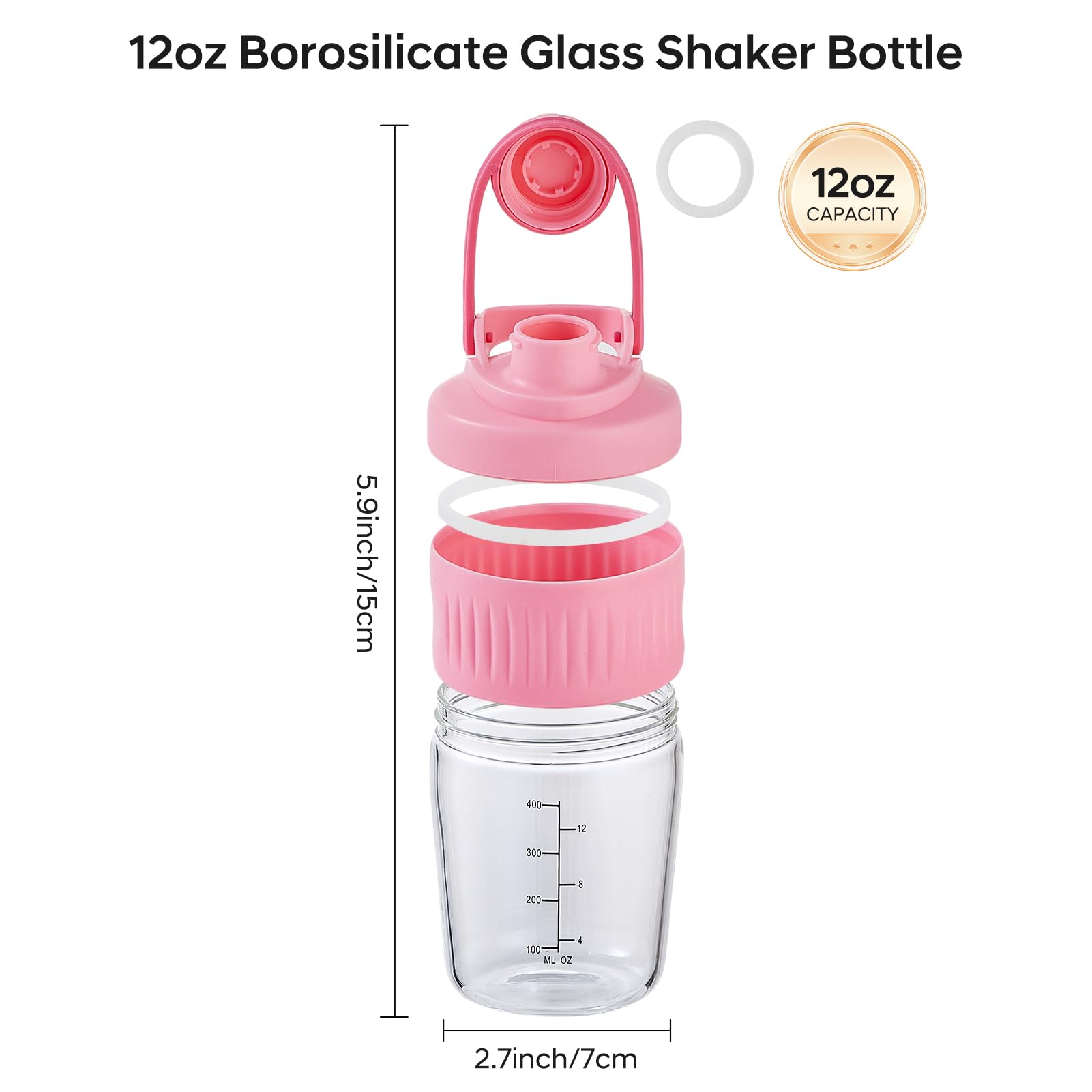 ShakeXpert poignée ergonomique pour une prise stable lors du mélange.