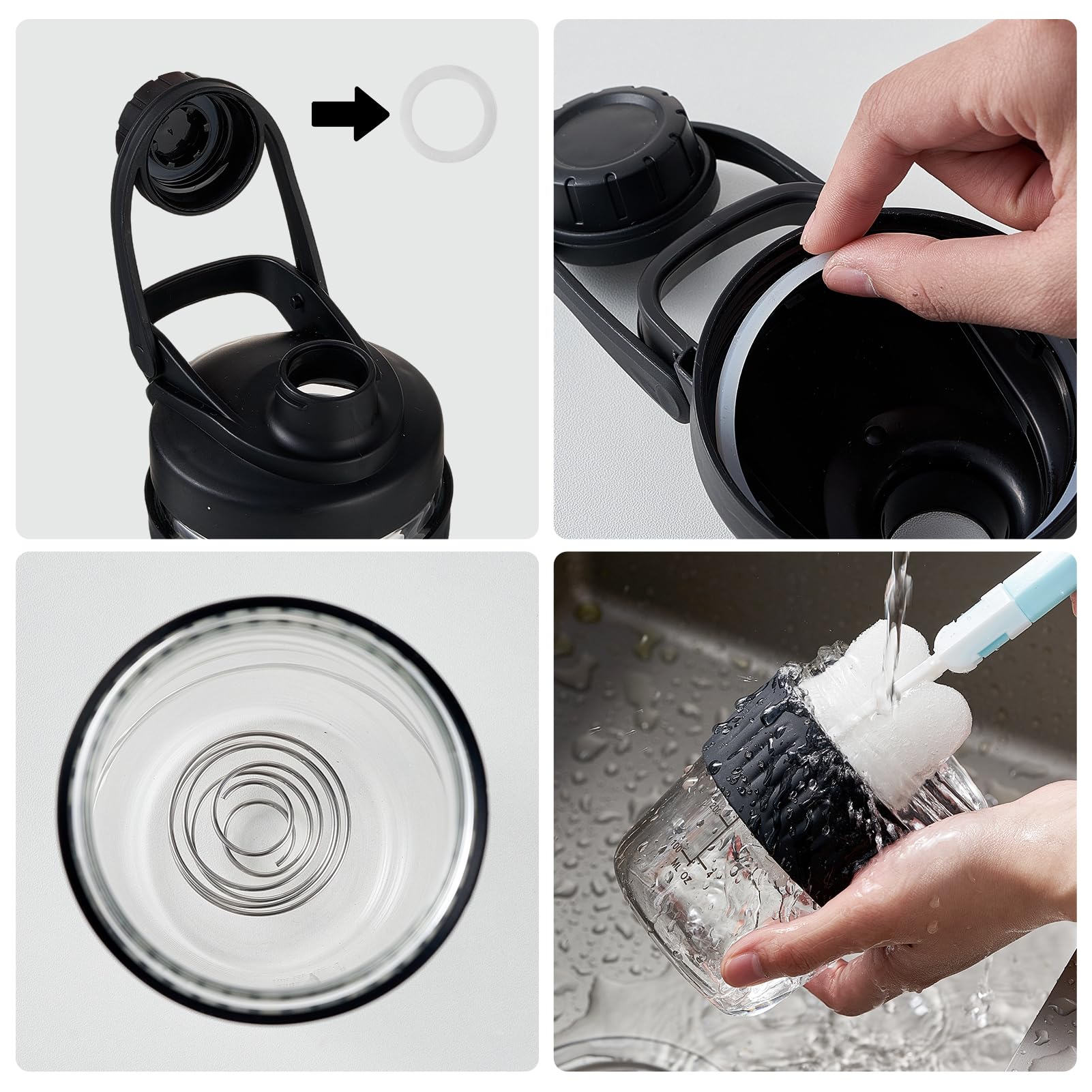 Utilisation sport et gym avec ShakeXpert, design compact et fonctionnel