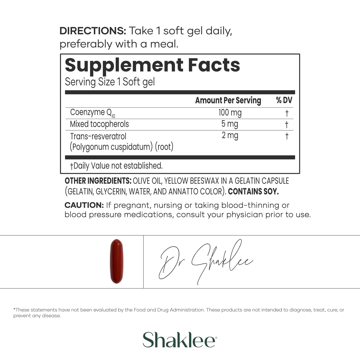Shaklee CoQHeart Q-Trol, flacon ouvert, accès rapide à énergie et vitalité.