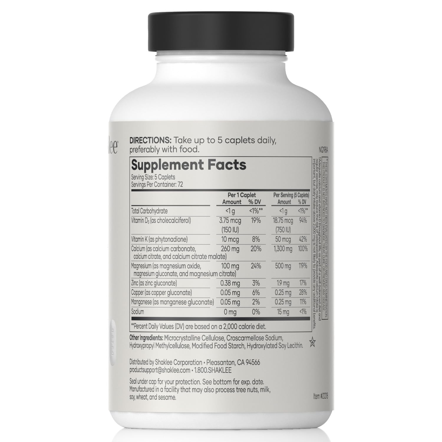 Shaklee OsteoMatrix magnésium pour la santé osseuse et musculaire