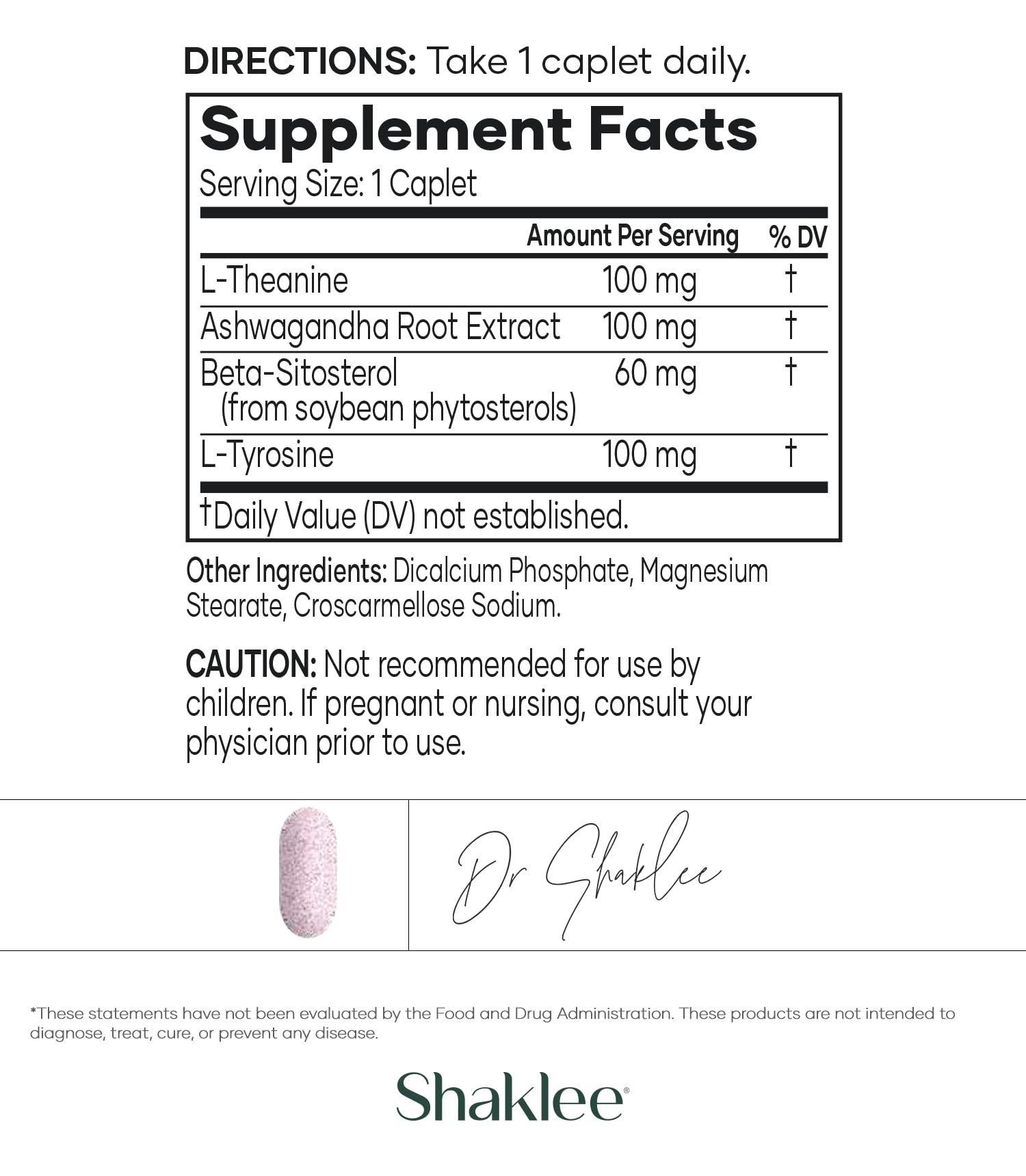 Shaklee Stress Relief Complex, journee-calme, offre une sensation de sérénité pendant la journée.
