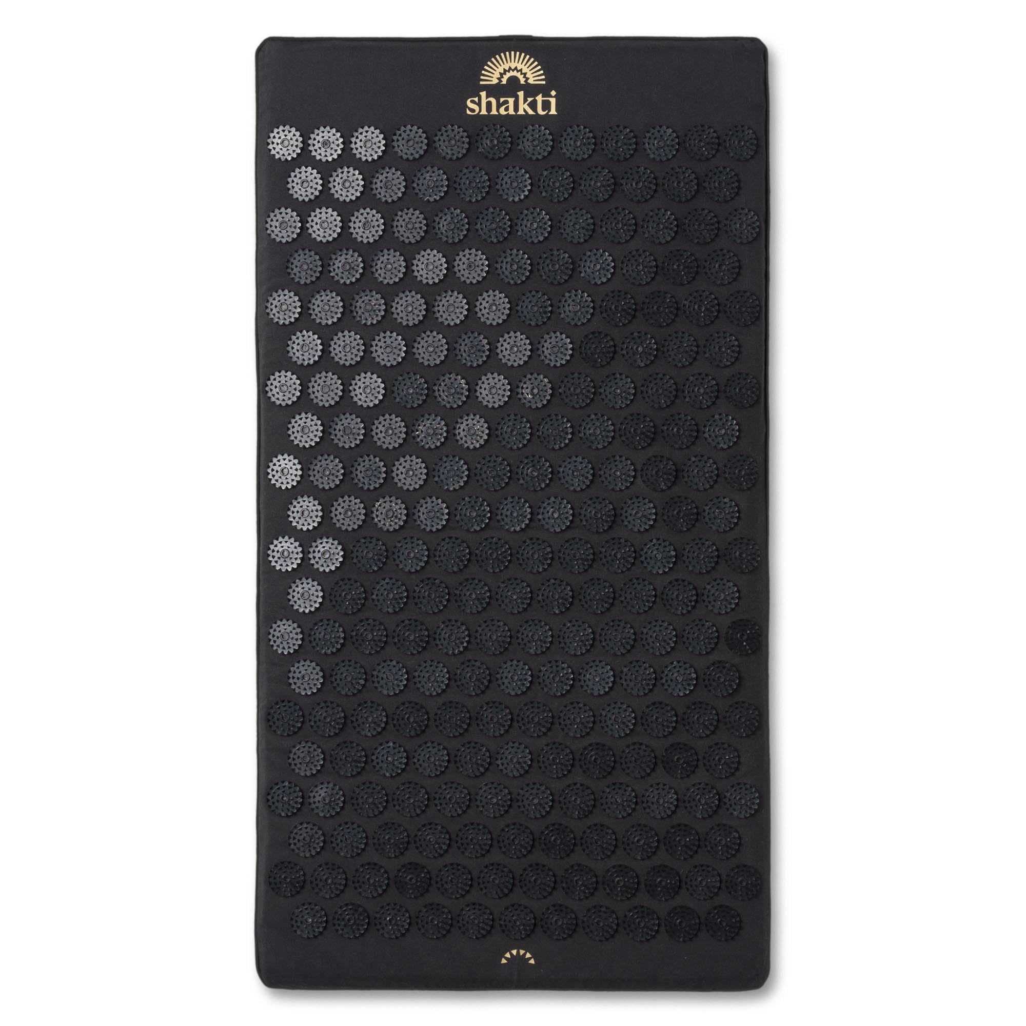ShaktiMat Premium vue générale du tapis d'acupression noir pour relaxation.