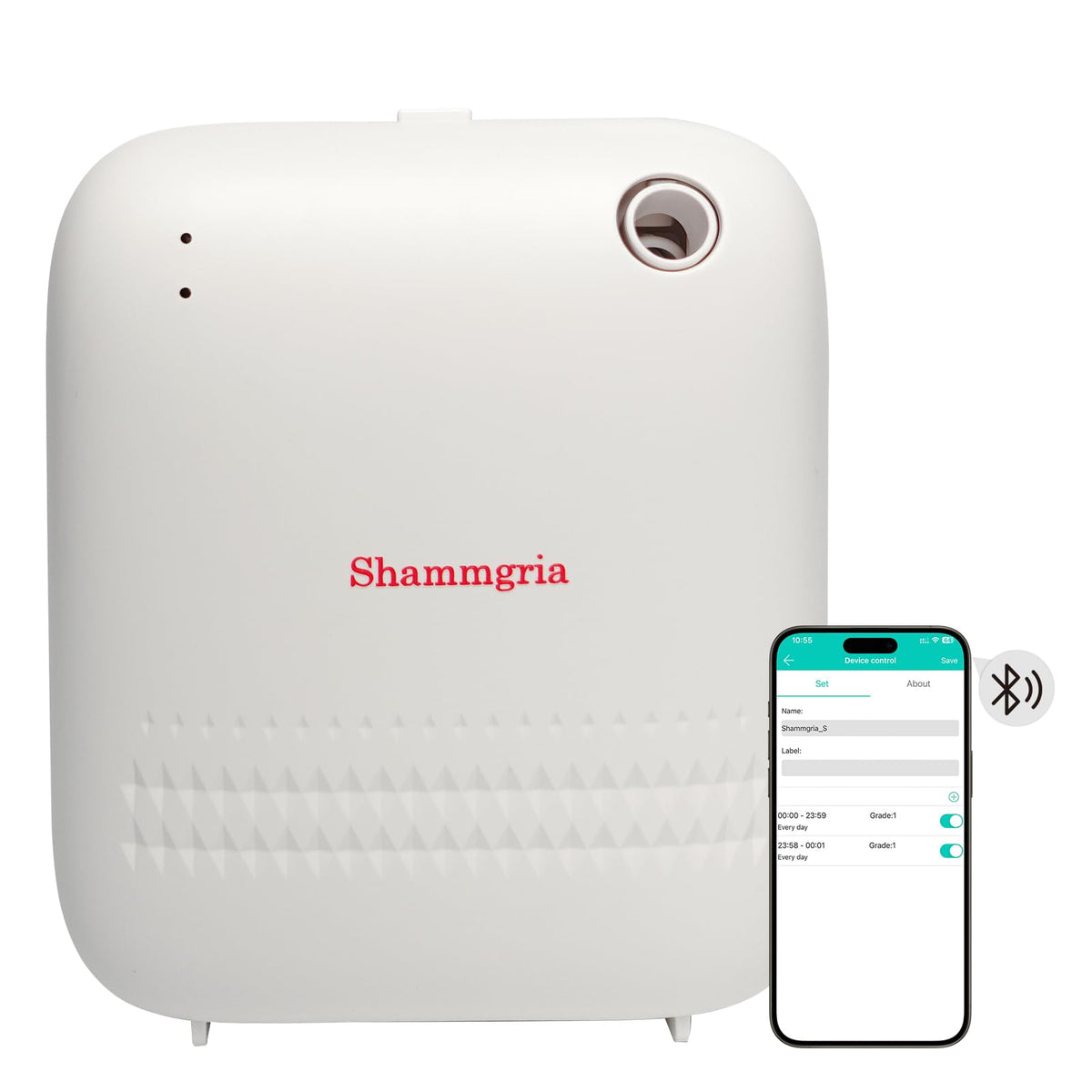 Shammgria diffuseur aromatique sans eau, capacité 150 ml, diffusion durable.
