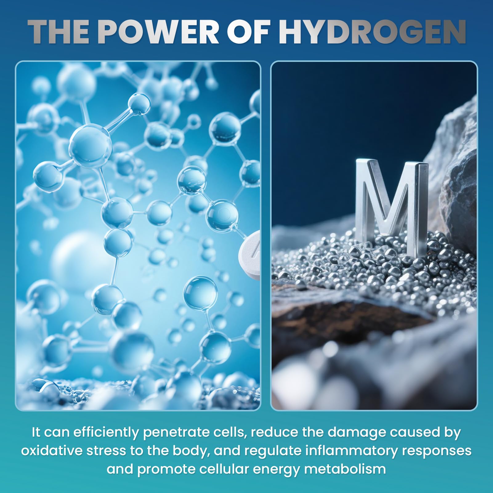 Tablettes SHANDR hydrogène dissolution effervescence, apport rapide d'énergie dans l'eau.